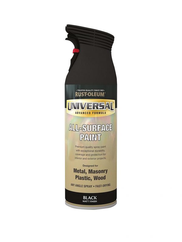 buy matt black universal metal and all surface paint 400ml 5f3b703b21b49