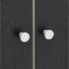 buy miami fresh kids 3 piece package 2 door 2 drawer wardrobe 5 drawer chest 3 drawer bedside chest black 5f28df5130078