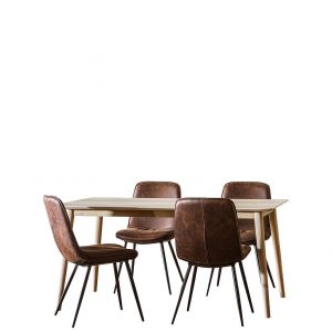 buy milano 160 cm dining table 4 newton chairs 5f24f59276dec