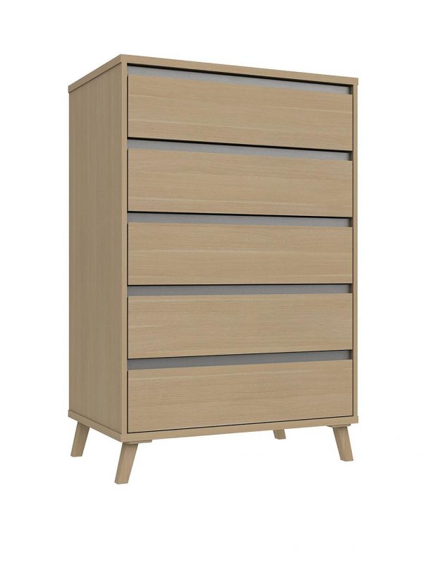 buy miller 3 piece ready assembled package 5 drawer chest and 2 bedside chests 5f2cd47893418