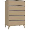 buy miller ready assembled 5 drawer chest 5f2e21fcdc728