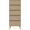 buy miller ready assembled 5 drawer tall boy 5f2e21e1ae234
