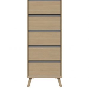 buy miller ready assembled 5 drawer tall boy 5f2e21e1ae234