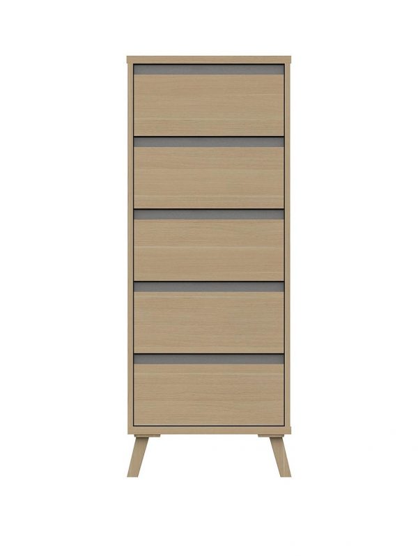 buy miller ready assembled 5 drawer tall boy 5f2e21e1ae234