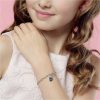 buy mini b childrens silver diamond heart bracelet 5f329c0669401