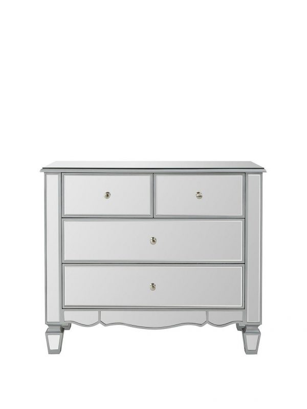buy mirage mirrored 2 2 drawer chest 5f375cce13a2a