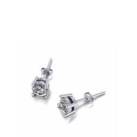 buy moissanite platinum 5mm 1ct total earrings 5f2c05183cb3b