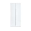 buy monaco high gloss ready assembled 2 door wardrobe 5f2ccef116f04