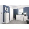 buy monaco high gloss ready assembled 2 drawer bedside chest 5f2e220ec9d7c