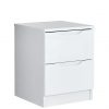 buy monaco high gloss ready assembled 2 drawer bedside chest 5f2e220fb8058