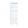 buy monaco high gloss ready assembled 5 drawer tallboy 5f2e223c1c8a0