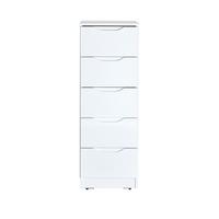 buy monaco high gloss ready assembled 5 drawer tallboy 5f2e223c1c8a0