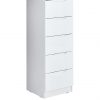 buy monaco high gloss ready assembled 5 drawer tallboy 5f2e2243dbecc