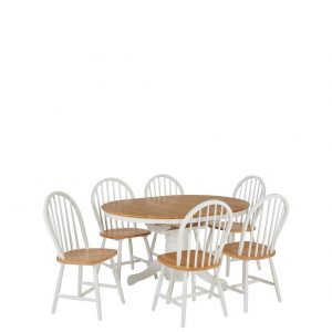 buy new kentucky 100 133 cm extending dining table 6 chairs 5f3a0ba790c16