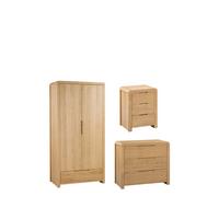 buy newman curve 4 piece package 2 door wardrobe 3 drawer chest and 2 bedside tables 5f24ec57d33ed