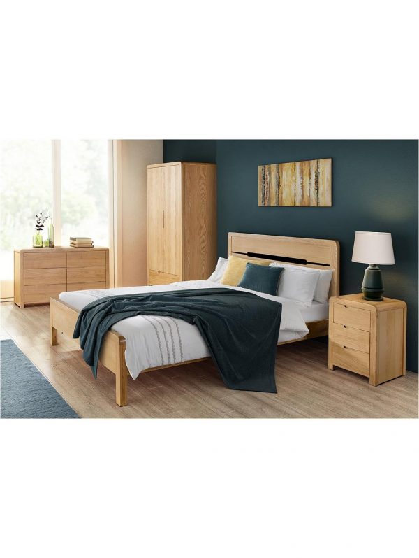 buy newman curve 4 piece package 2 door wardrobe 3 drawer chest and 2 bedside tables 5f24ec633748e