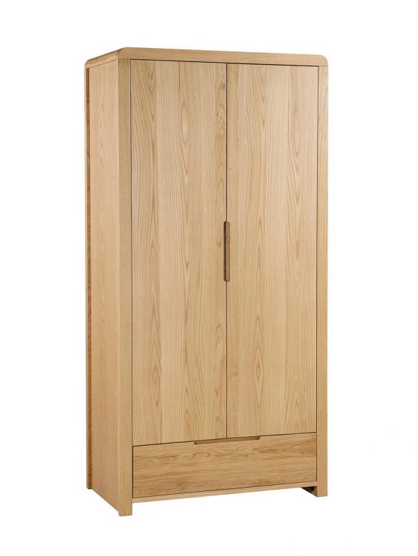 buy newman curve 4 piece package 2 door wardrobe 3 drawer chest and 2 bedside tables 5f24ec6906d2c