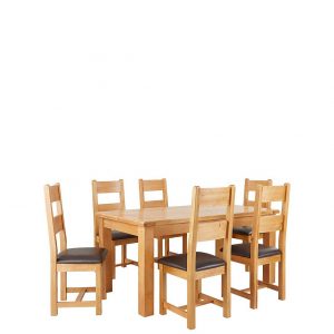 buy oakland 170cm solid wood dining table 6 oakland chairs 5f28e8e113957