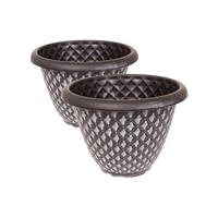 buy pair of silver pinecone planters 33 cm diameter 5f2cec438e64b