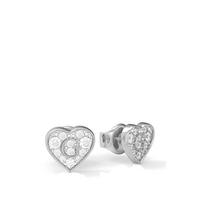 buy pave crystal heart stud earrings 5f2961f0dcb5d