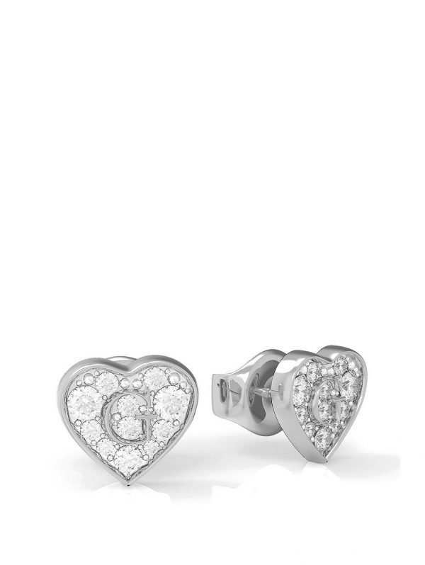 buy pave crystal heart stud earrings 5f2961f301191