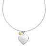 buy personalised sterling silver diamond set heart locket necklace with 9ct gold heart charm 5f290db19f993