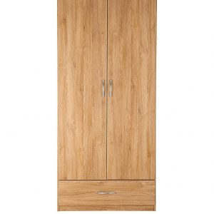 buy peru 2 door 1 drawer wardrobe 5f2637b15866c