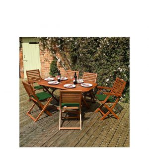 buy plumley 6 seater dining set green 5f4352df563dc