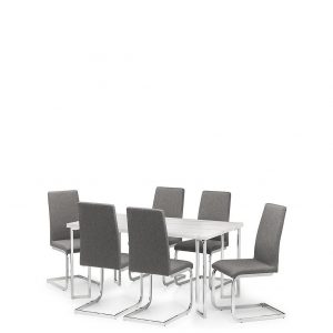 buy positano 150 cm marble affect dining table 6 roma chairs 5f3e31aa9b689