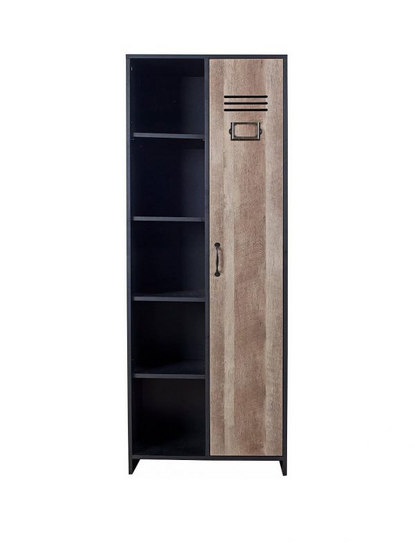 buy quinn 1 door wardrobe with side shelves 5f2ccf78057f4