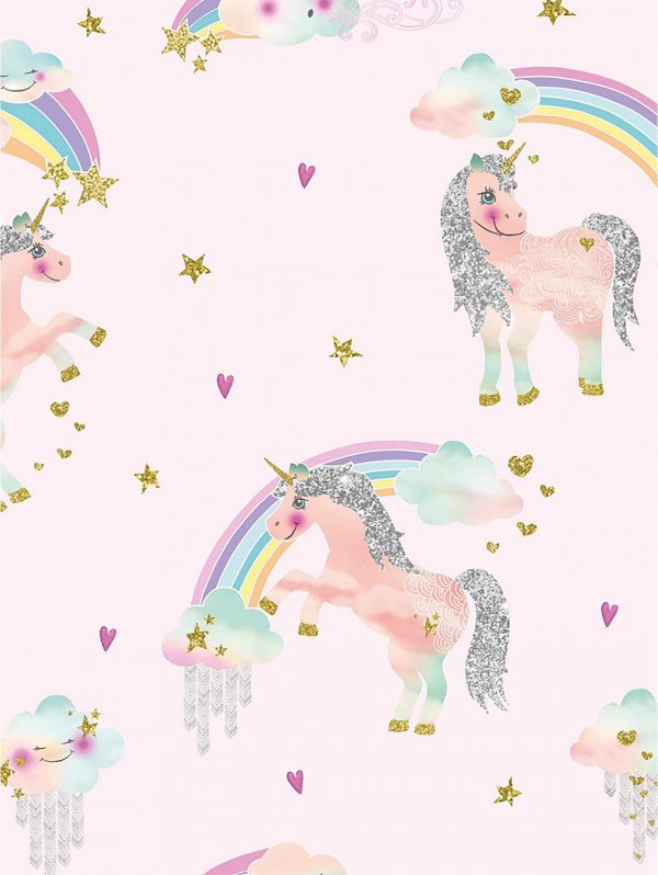 buy rainbow unicorn wallpaper 5f323594cdc7d