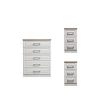buy regent ready assembled 3 piece package 5 drawer chest and 2 bedside chests 5f2cd5382a387