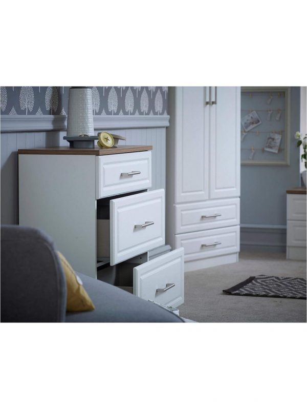 buy regent ready assembled 3 piece package 5 drawer chest and 2 bedside chests 5f2cd5469b4b7