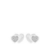 buy rhodium plated crystal set heart ladies earrings 5f3540146fff7