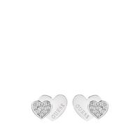 buy rhodium plated crystal set heart ladies earrings 5f3540146fff7