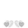buy rhodium plated crystal set heart ladies earrings 5f354015dc0d6