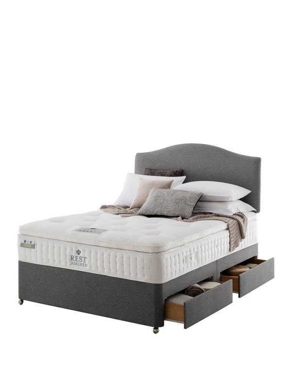 buy richborough latex pillowtop divan bed with storage options soft 5f4337757c63d