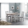 buy richmond 140 180 cm extending solid wood and veneer dining table 4 chairs 5f3373e306701