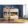 buy riley bunk bed with shelves and storage oak effect 5f2a2a9e19360
