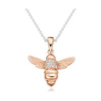 buy rose gold plated silver cubic zirconia bee pendant 5f2ab27fac704