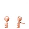 buy rose tone mk stud earrings 5f43c4975e61d