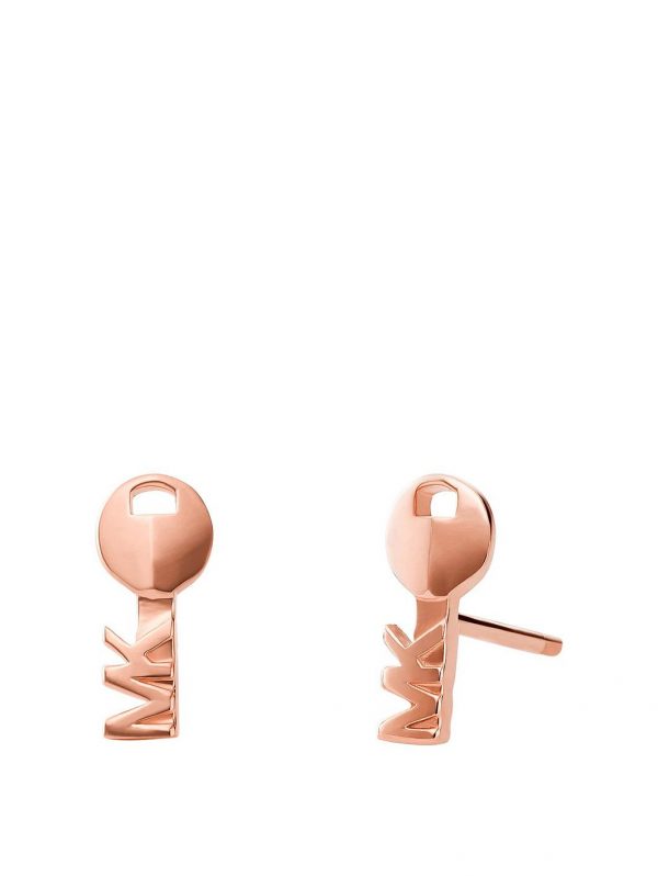 buy rose tone mk stud earrings 5f43c4975e61d