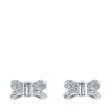 buy sabla crystal sparkle bow stud earring silver 5f47e23b13d11