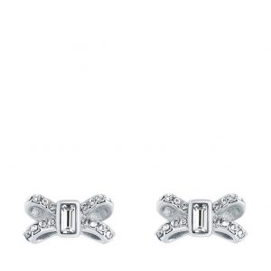 buy sabla crystal sparkle bow stud earring silver 5f47e23b13d11
