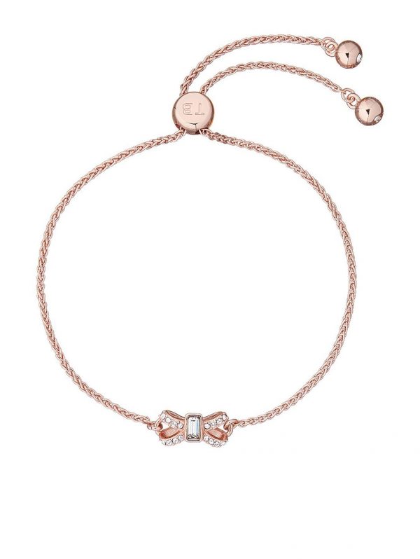buy sabsal crystal sparkle bow drawstring bracelet rose gold 5f4d27cc8d658
