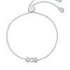 buy sabsal crystal sparkle bow drawstring bracelet silver 5f47e29e61b3e