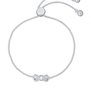 buy sabsal crystal sparkle bow drawstring bracelet silver 5f47e29e61b3e