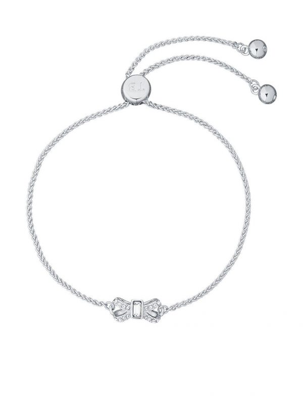 buy sabsal crystal sparkle bow drawstring bracelet silver 5f47e29e61b3e