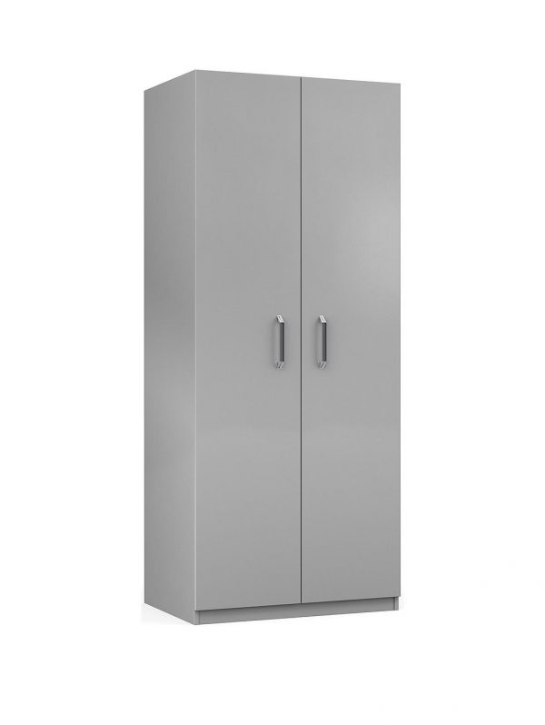 buy sanford ready assembled 2 door high gloss wardrobe 5f26384a0ba9c
