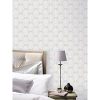 buy scandi leaf wallpaper grey 5f27a986213dd